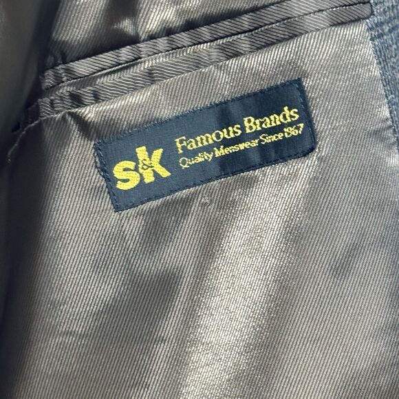 Chaps Ralph Lauren Men's Sport Jacket Blazer Size 50L Silk & Wool Blend 50 Long - Picture 6 of 9